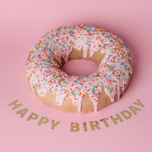 Giant Doughnut Cake Made With Edible Bikkie Batter