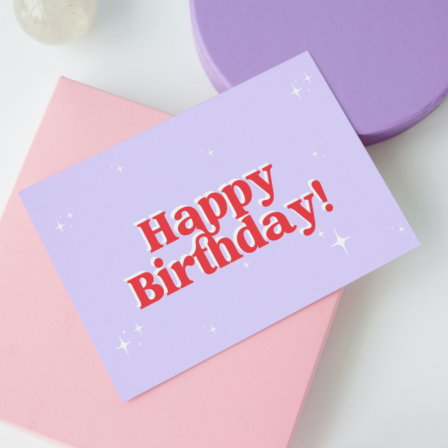 "Happy Birthday!" - Personalised Gift Note Card