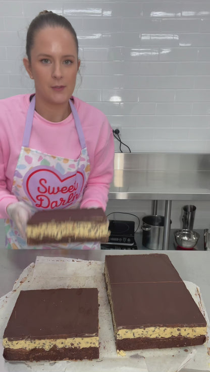 Choc Chip Bikkie Batter Brownie