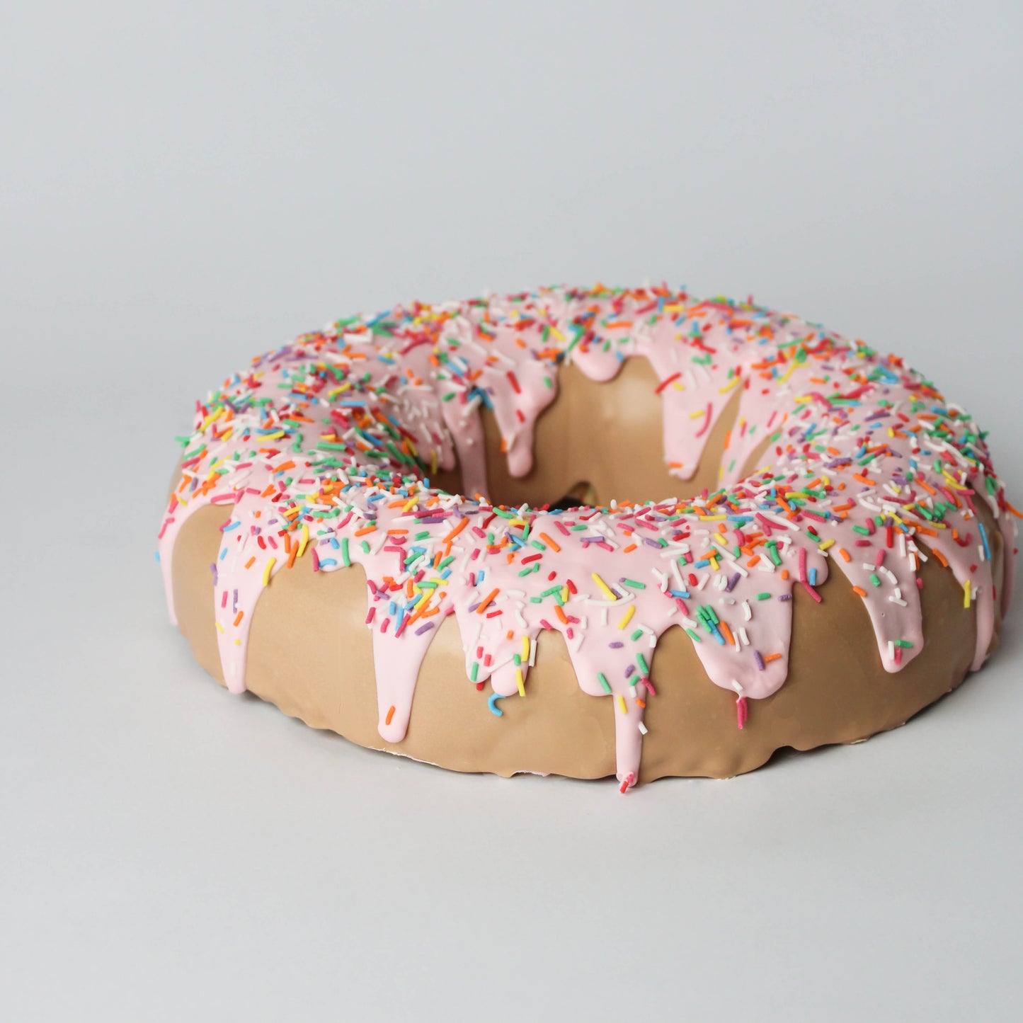 Giant Doughnut Cake Made With Edible Bikkie Batter